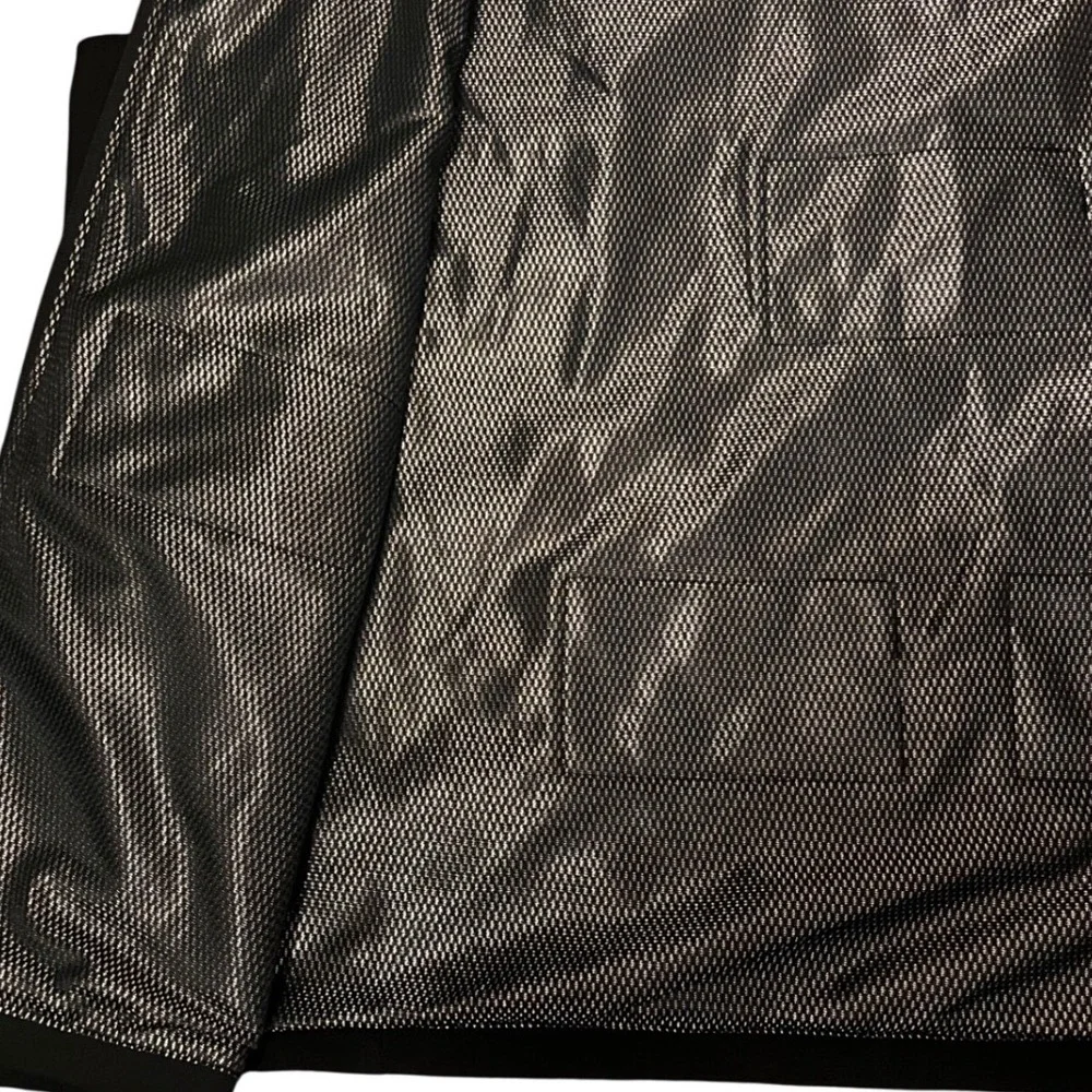 NWOT DOACE Black All-Area Heated Vest USB Powered Size 3XL Full Zip Mesh Lining
